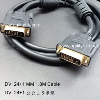 DVI 24+1 MM 1.8m cable